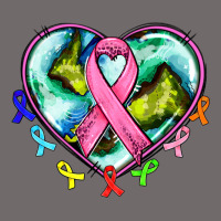 Heart Earth And Cancer Ribbon Urban Hoodie | Teevron