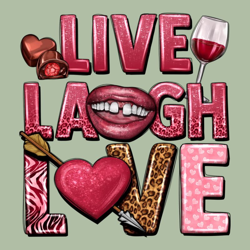 Live Laugh Love Valentine's Day Urban Heavy Tee by HowdyJamesFarm | Teevron
