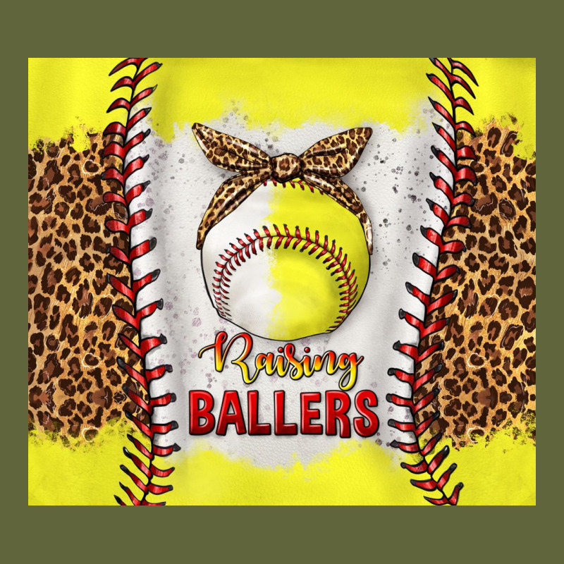 Raising Ballers With Baseball And Softball Leopard Tumbler Tbs Classic Tee by TumblerDesignByShophia | Teevron