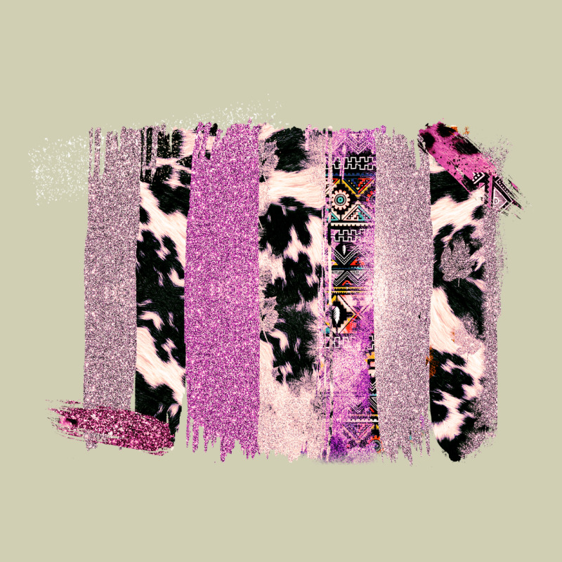 Purple Glitter Cowhide Pattern Brushstrokes Heavy Core Tee by Bettercallsaul | Teevron