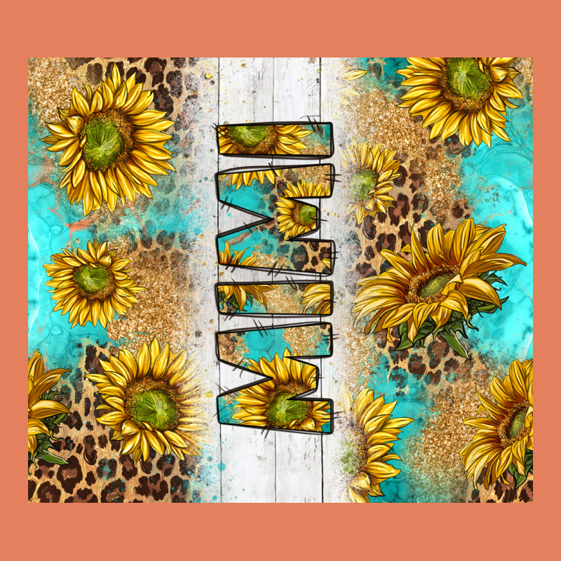Western Mother's Day Mimi With Turquoise And Sunflowers And Leopard Tu Classic Tee by TumblerDesignByShophia | Teevron
