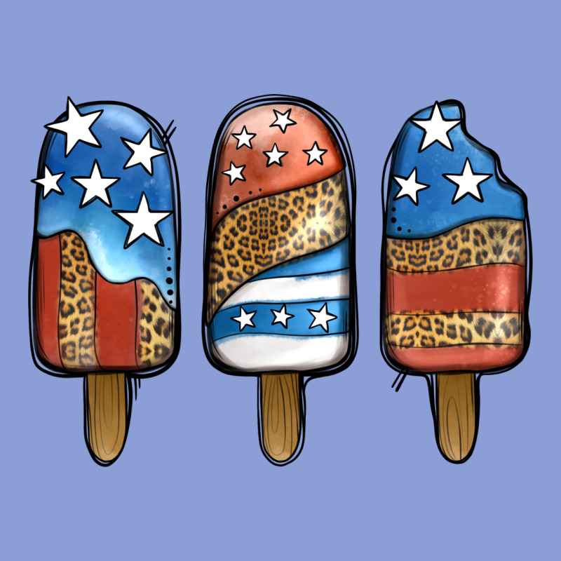 Patriotic Leopard Popsicles Long Sleeve Tee by Jasminsmagicworld | Teevron