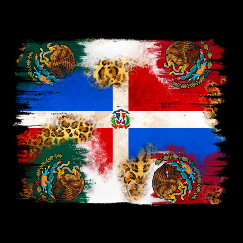 Mexican And Puerto Rico Flag Ladies Tee by texasbilliewilder | Teevron