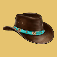 Cowboy Cap Premium Sweatshirt | Teevron