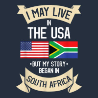 South Africa American Flag Usa South African Roots Gifts Zipper Hoodie | Teevron