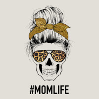 Glitter Patterned Leopard Mom Skull Heavy Core Tee | Teevron