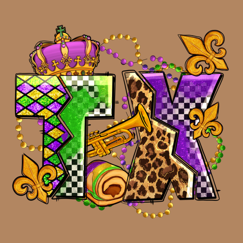 Texas Mardi Gras Olivia Long Sleeve Tee by OliviaCreatesArt | Teevron
