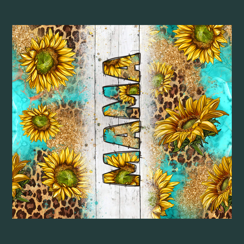 Western Mother's Day Mama With Turquoise And Sunflowers And Leopard Tu Classic Tee by TumblerDesignByShophia | Teevron