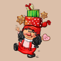 Cute Christmas Girl Gnome Urban Heavy Tee | Teevron