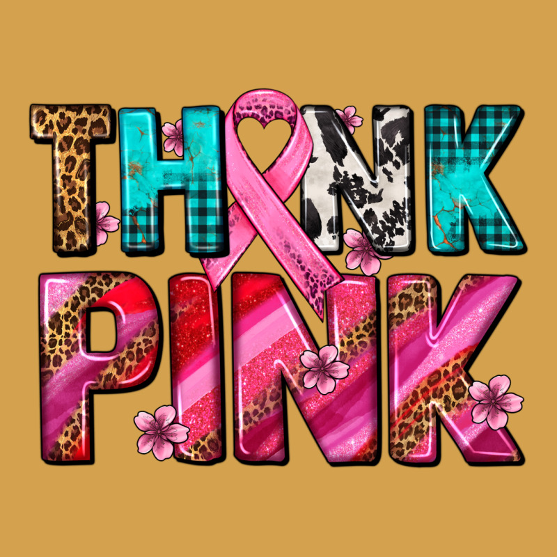 Think Pink Cancer Ribbon Urban Hoodie by AdoDesignShop | Teevron