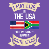 South Africa American Flag Usa South African Roots Gifts Premium Sweatshirt | Teevron
