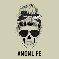 Black Glitter Cowhide Patterned Mom Skull Heavy Core Tee | Teevron
