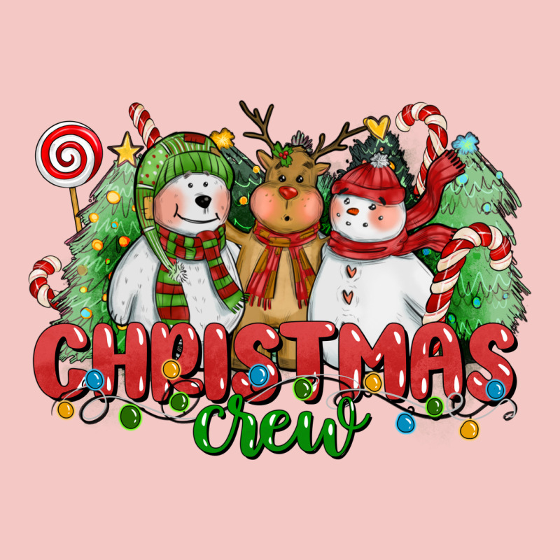 Christmas Crew Polar Bear Reindeer And Snowman Urban Heavy Tee by CowGirlArtShop | Teevron