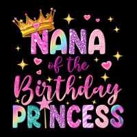 Nana Of The Birthday Princess Ladies Tee | Teevron