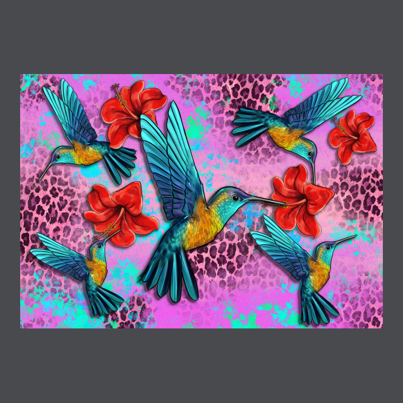 Flower Hummingbird Zipper Hoodie by Artiststas | Teevron