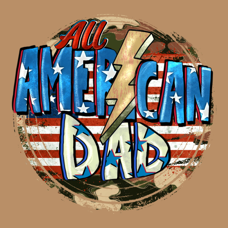 All American Dad 4th Of July Vintage Hoodie by CowGirlArtShop | Teevron