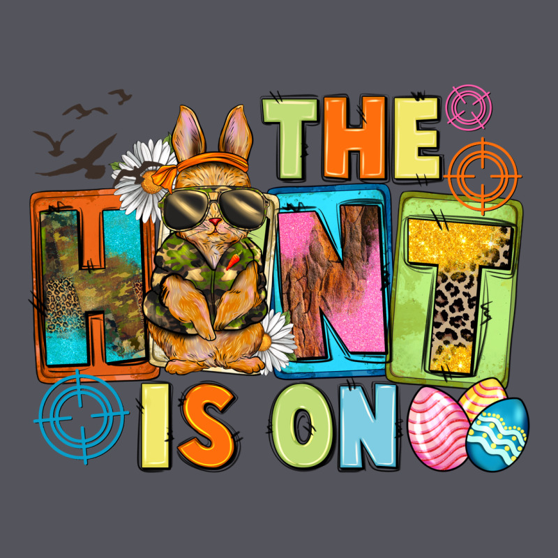 The Hunt Is On Easter Day Vintage Hoodie by CowGirlArtShop | Teevron
