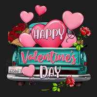 Happy Valentine's Day Turquoise Truck Classic Tee | Teevron