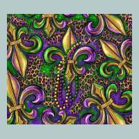 Mardi Gras Fleur De Lis Heavy Core Tee | Teevron
