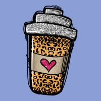 Leopard Glitter Coffee Cup Long Sleeve Tee | Teevron