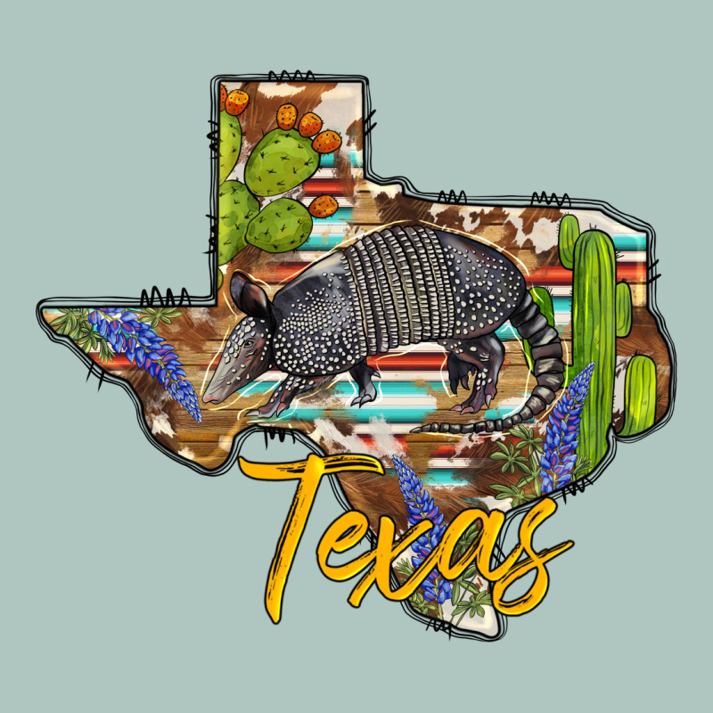 Texas Map Armadillo Premium Sweatshirt by BarkalooDesign | Teevron