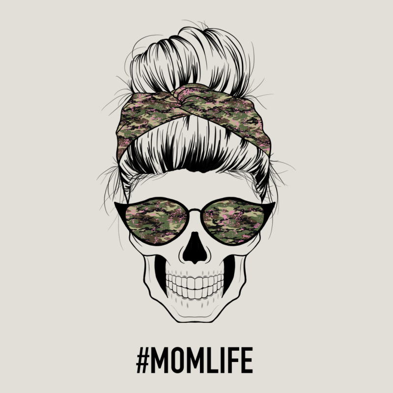 Feminine Camouflage Patterned Mom Skull Heavy Core Tee by Bettercallsaul | Teevron