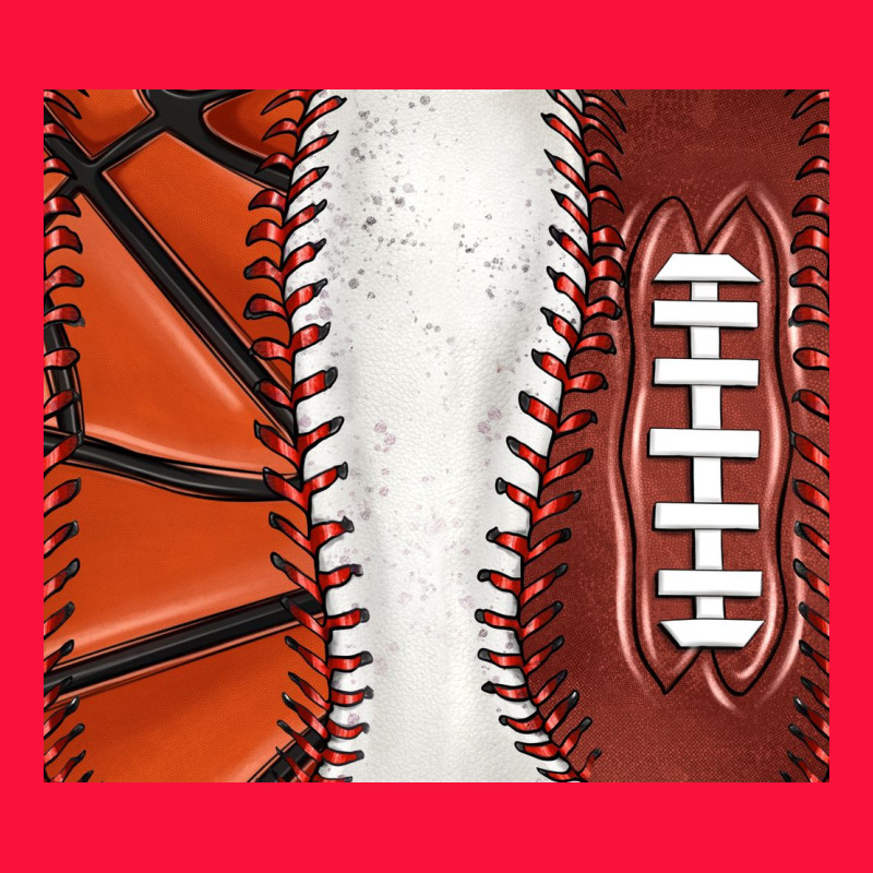 Baseball And Basketball And Football Tumbler Tbs Classic Tee by TumblerDesignByShophia | Teevron