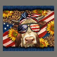 Western 4th Of July Cow Premium Hoodie | Teevron