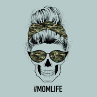 Camouflage Pattern Mom Skull Heavy Core Tee | Teevron
