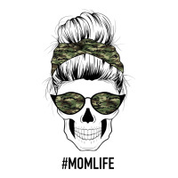 Camouflage Pattern Mom Skull | Teevron