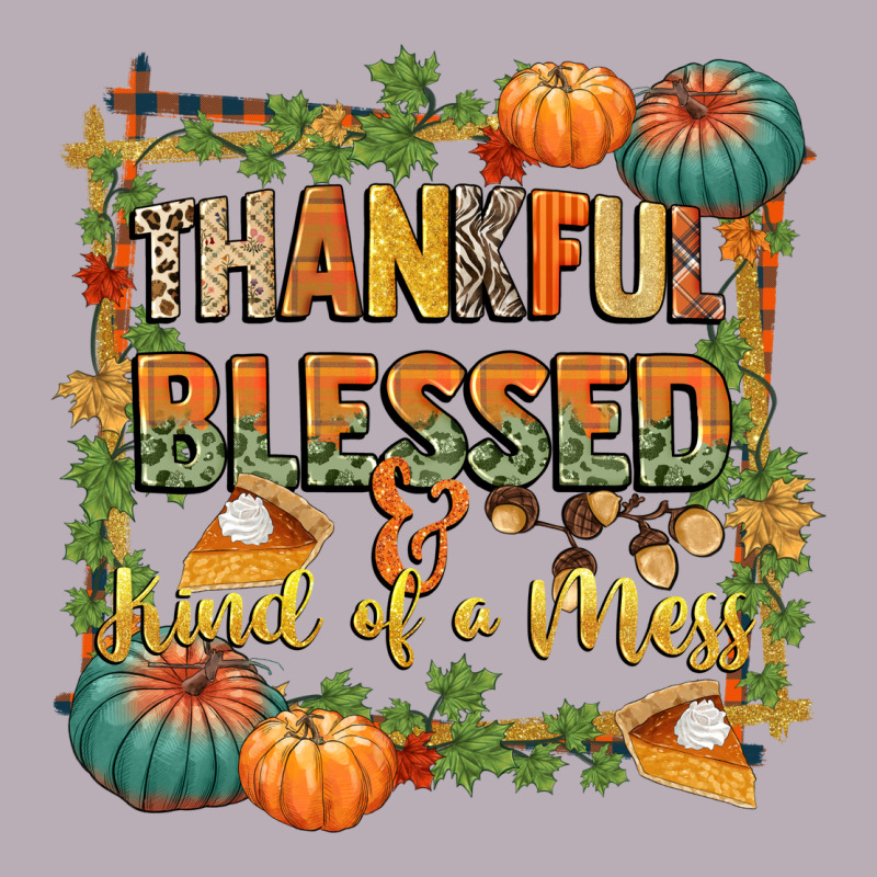 Thankful Blessed And Kind Of A Mess Vintage Tee by CowGirlArtShop | Teevron