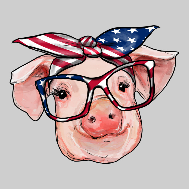 American Flag With Pig Premium Tee by RanaPortraitStore | Teevron