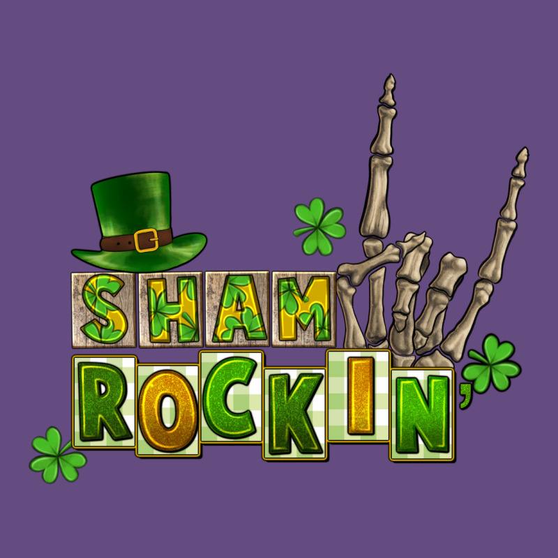 Sham Rockin Skeleton Hand St. Patrick's Vintage Hoodie by CowGirlArtShop | Teevron
