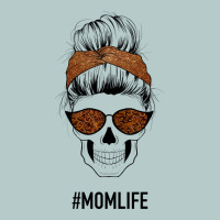 Brown Glitter, Western Vintage Patterned Mom Skull Heavy Core Tee | Teevron