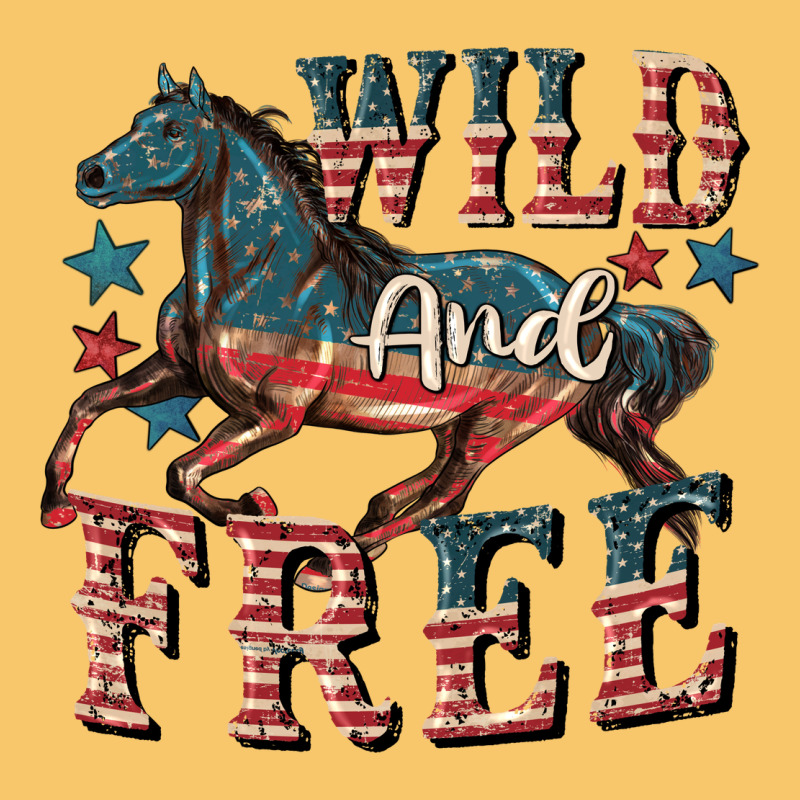 Wild And Free 4th Of July Vintage Hoodie by CowGirlArtShop | Teevron
