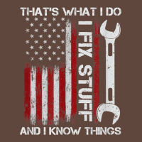 That_s What I Do I Fix Stuff And I Know Things American Flag Classic Tee | Teevron