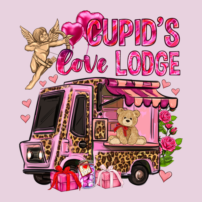 Cupid's Love Lodge With Truck Valentine's Day Classic Tee by HowdyJamesFarm | Teevron