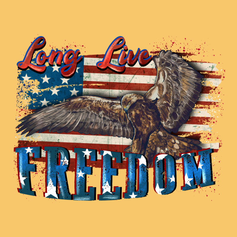 Long Live Freedom 4th Of July Vintage Hoodie by CowGirlArtShop | Teevron