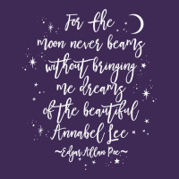 Edgar Allan Poe Literary Gift, Annabel Lee Quote Gothic Poet T Shirt Premium Hoodie | Teevron