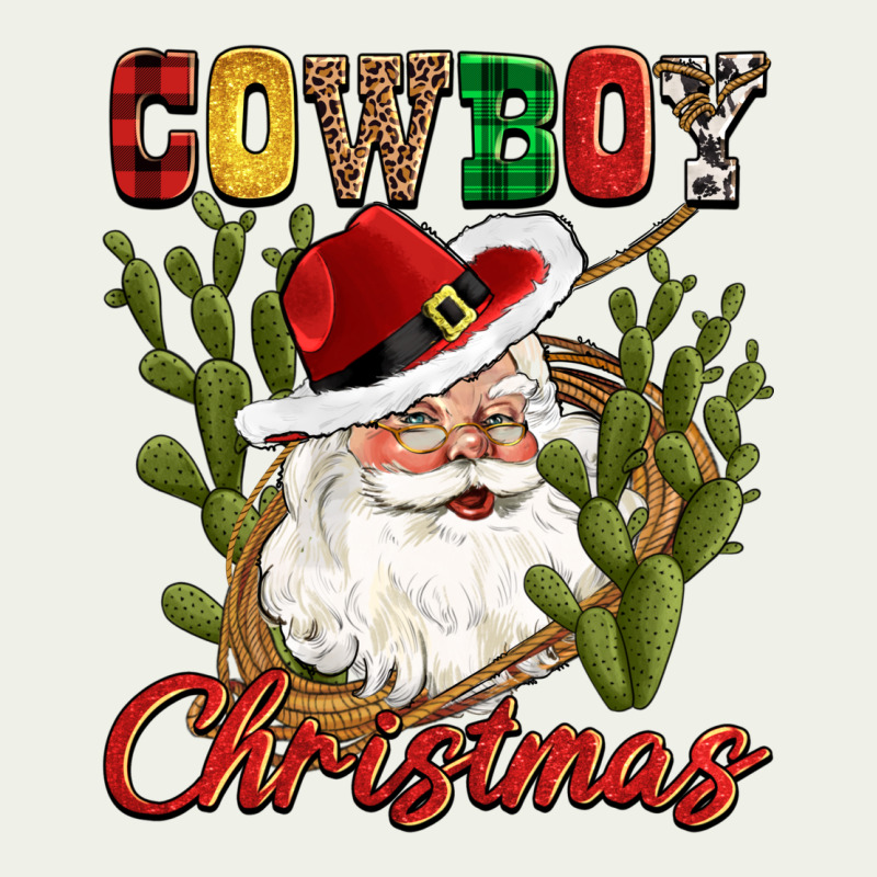 Cowboy Christmas Western Cactus Urban Heavy Tee by CowGirlArtShop | Teevron