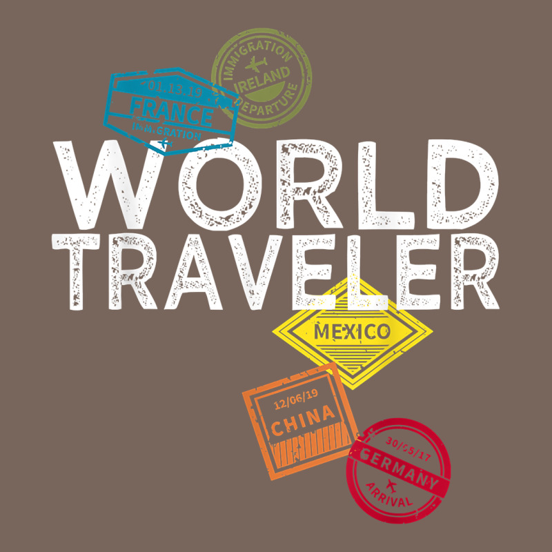 World Traveler Passport Stamp Gift Shirt For Men And Women T Shirt Premium Hoodie by trangStudio | Teevron