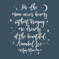 Edgar Allan Poe Literary Gift, Annabel Lee Quote Gothic Poet T Shirt Urban Heavy Tee | Teevron