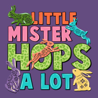 Little Mister Hops A Lot Easter Day Vintage Hoodie | Teevron
