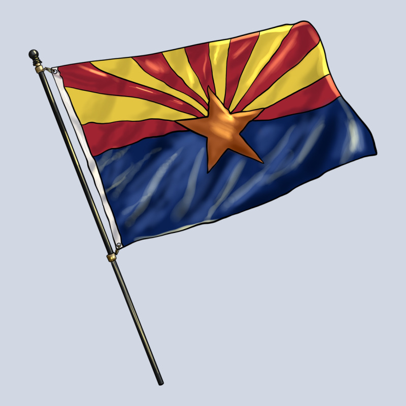 Arizona Flag Premium Sweatshirt by BarkalooDesign | Teevron