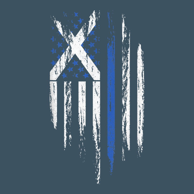 Scottish American Flag Combo Scotland Usa Saltire Gift Urban Heavy Tee by trangStudio | Teevron