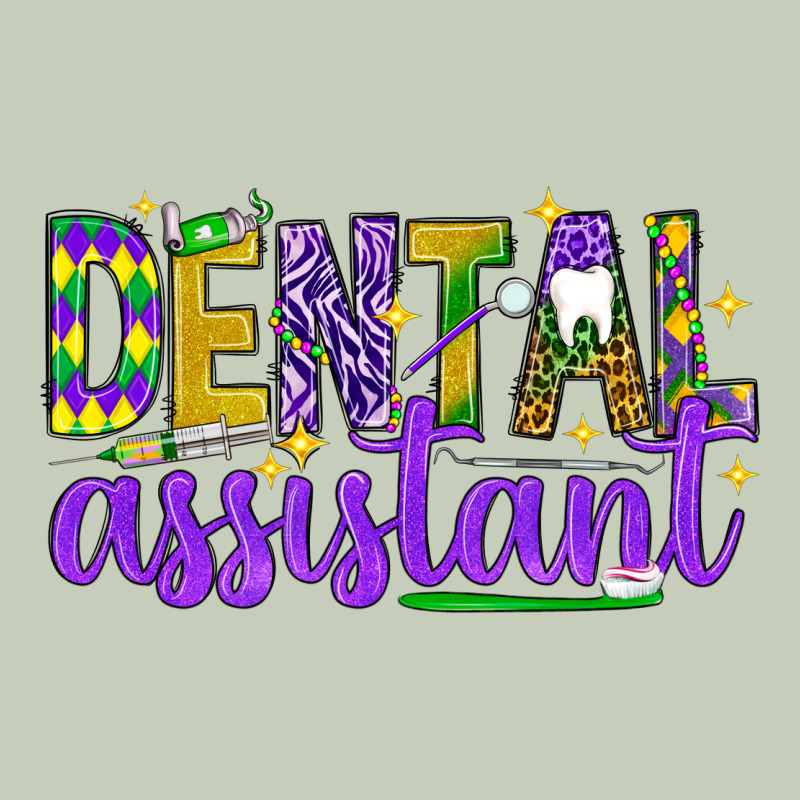 Mardi Gras Dental Assistant Ladies Tee by NancyCooperArtShop | Teevron