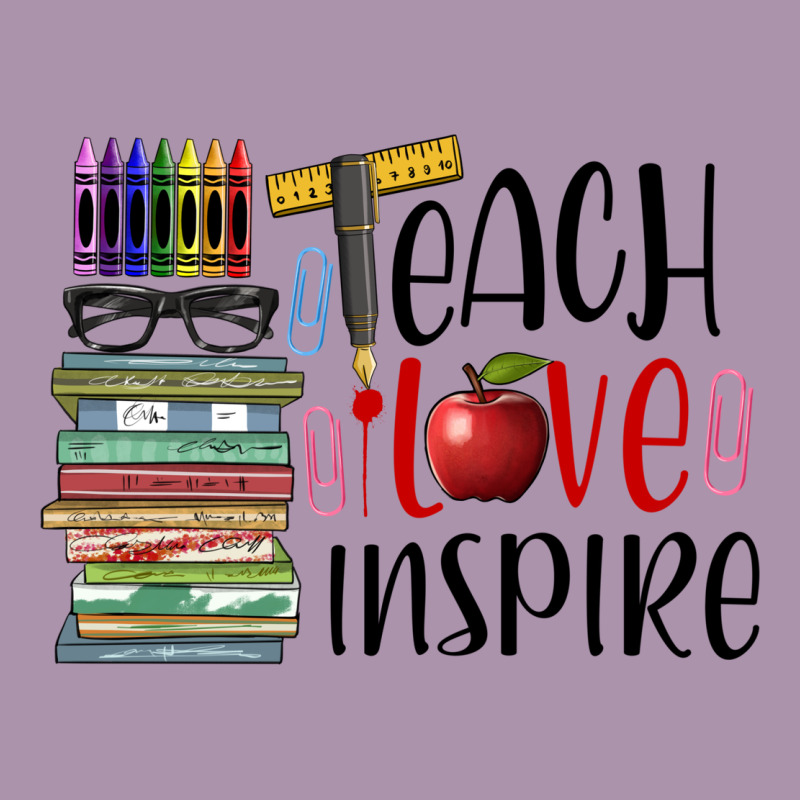 Teach Love Inspire Heavyweight Hoodie by BarkalooDesign | Teevron