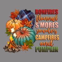Bonfires Flannels Smores Campfires And Pu Vintage Tee | Teevron