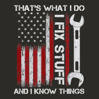 That_s What I Do I Fix Stuff And I Know Things American Flag Heavy Core Tee | Teevron