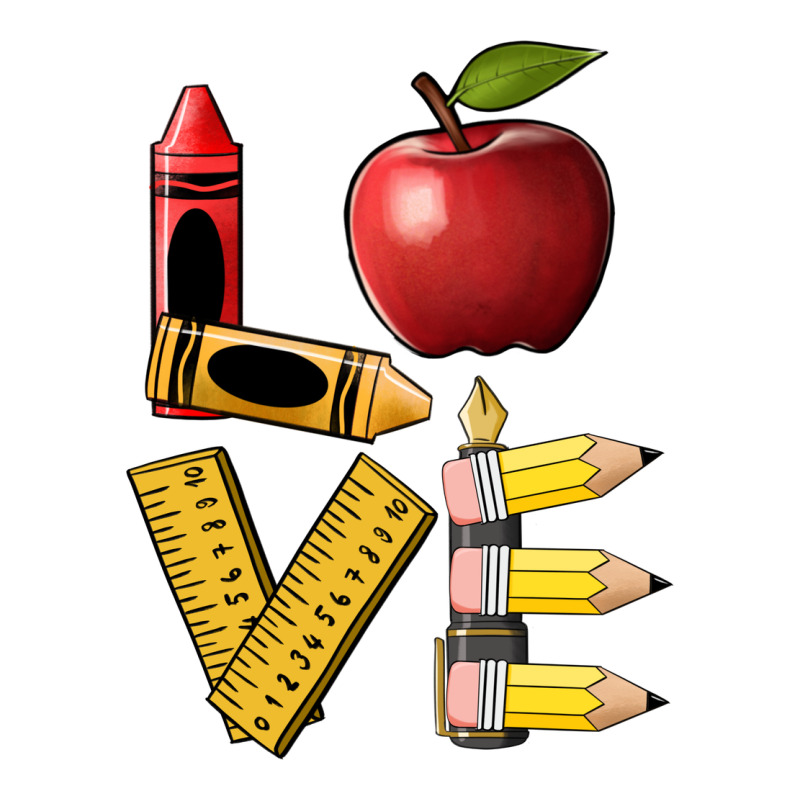 Love Teacher Heavyweight Hoodie by BarkalooDesign | Teevron
